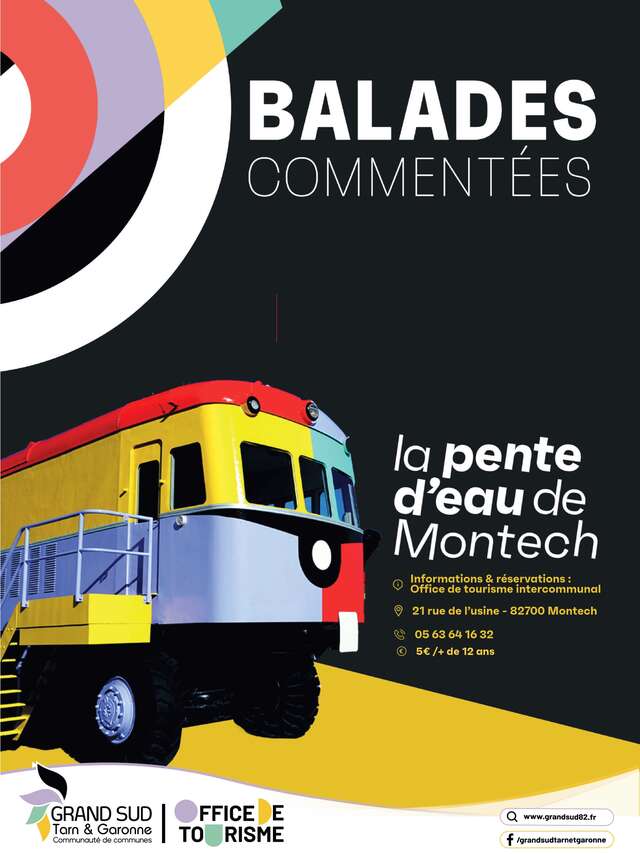 Balades commentées de la Pente d'eau de Montech