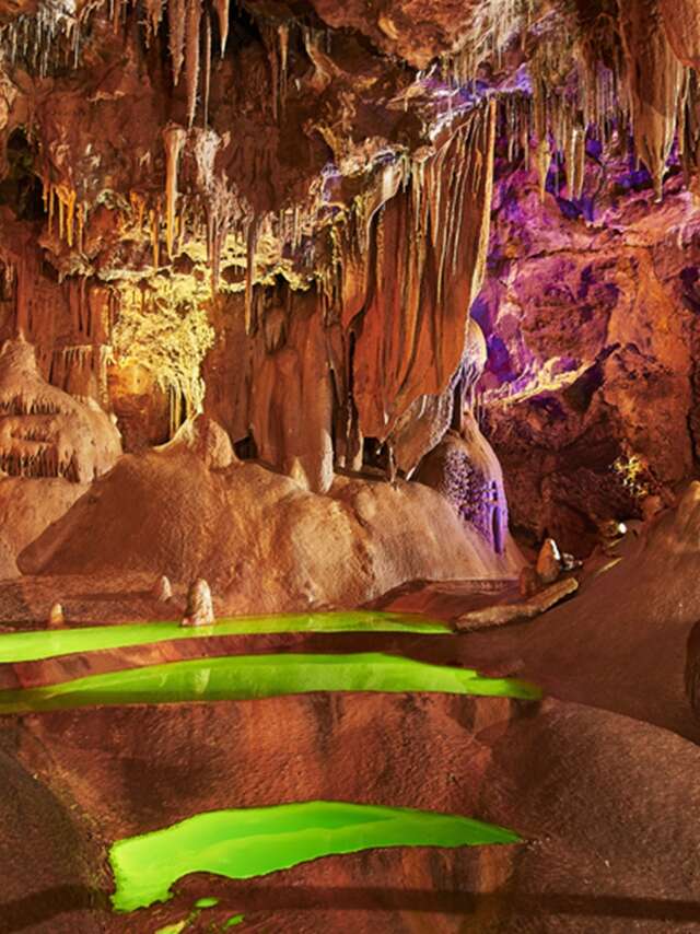 Grotte de Baume Obscure : visite audio-guidée, animation son et lumière