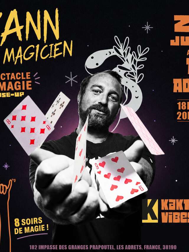 Yann le Magicien en close-up