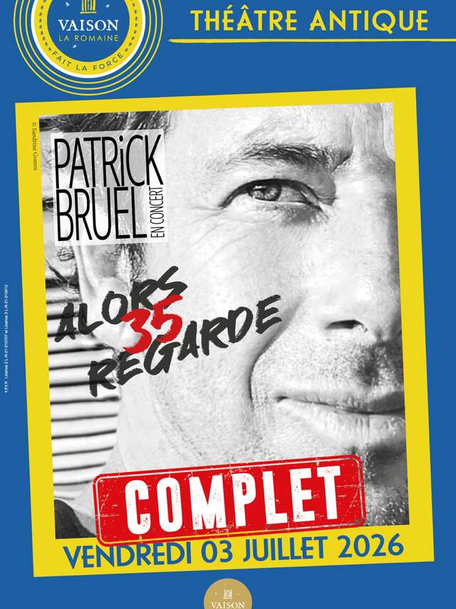 **Concert van Patrick Bruel in het Antieke Theater