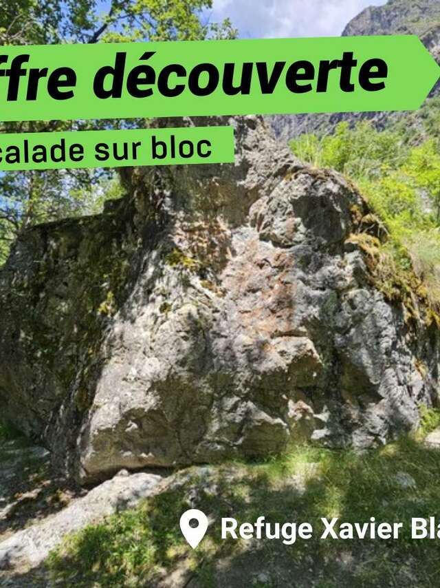 Offre découverte : Escalade sur les blocs du Xavier Blanc