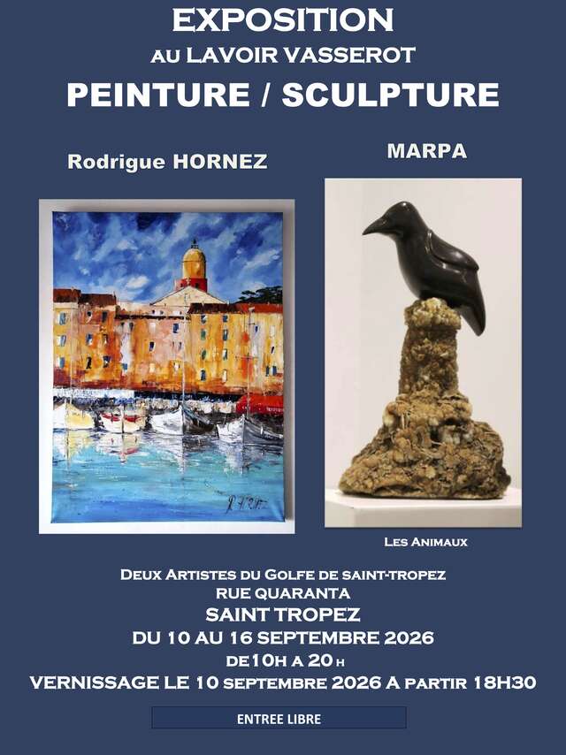 Mostra al Lavoir Vasserot - Dipinti a olio e sculture in marmo