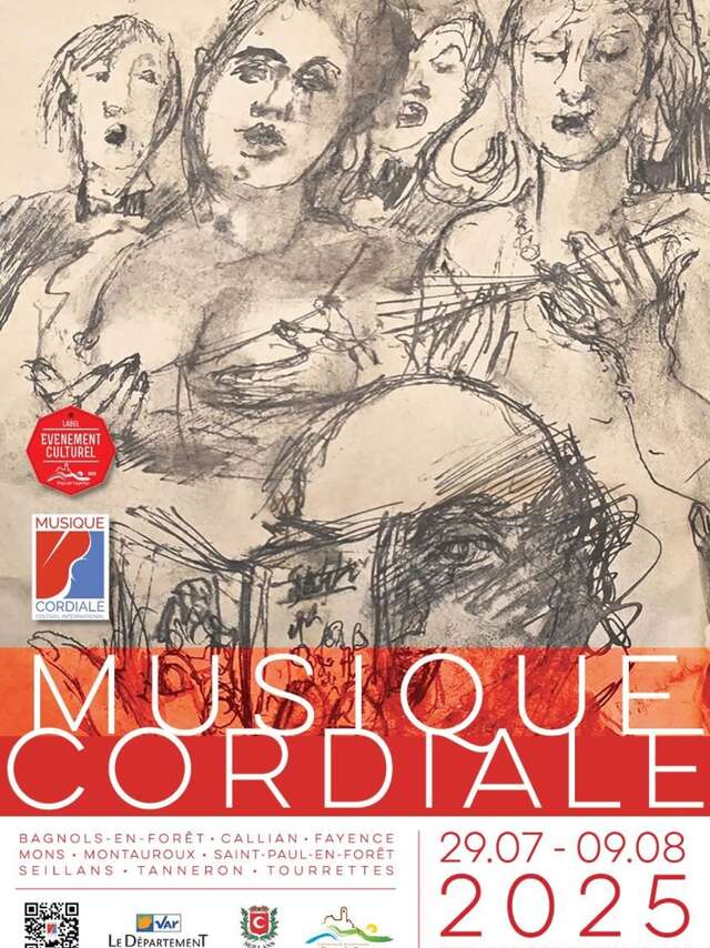 Festival Musique cordiale concert de midi30 gratuit à l'Eglise Saint-Léger à Seillans