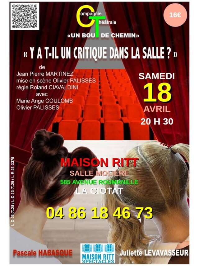 Comedy show Is There a Critic in the House? by the theatre company Un Bout de Chemin
