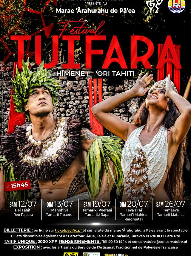 Festival Tuifara - L'esprit du Heiva au marae de 'Arahurahu