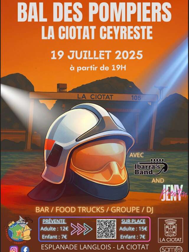 La Ciotat and Ceyreste fire brigade ball