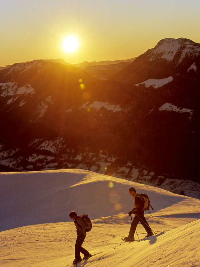 Randonnée raquettes : La croix d'Allant