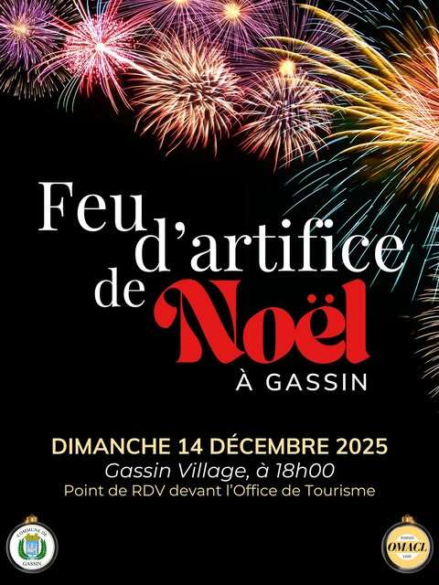 Feu d'artifice de Noël