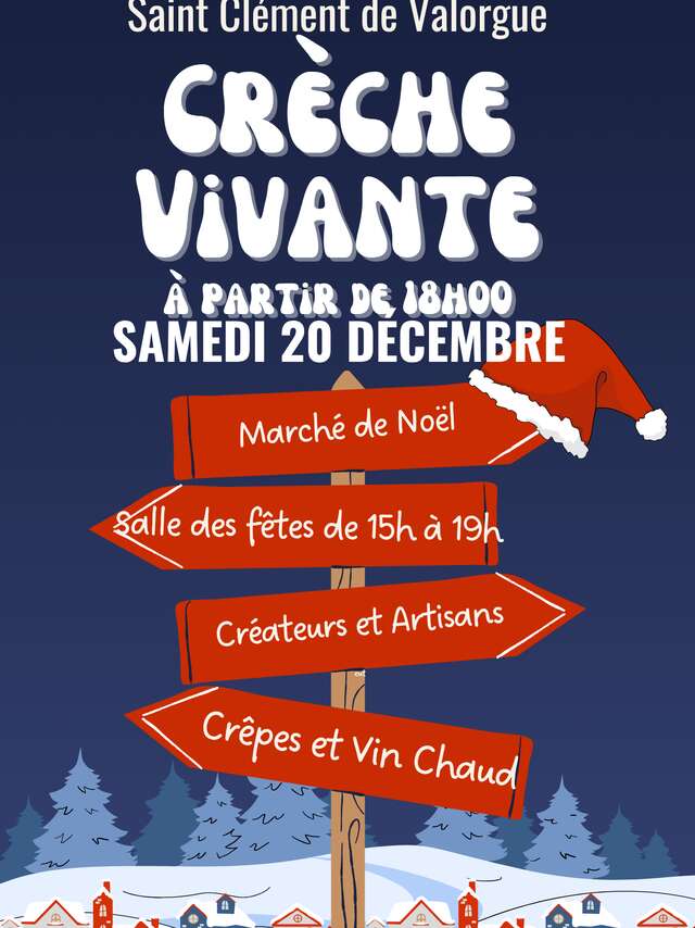 Crèche vivante et Marché de Noël
