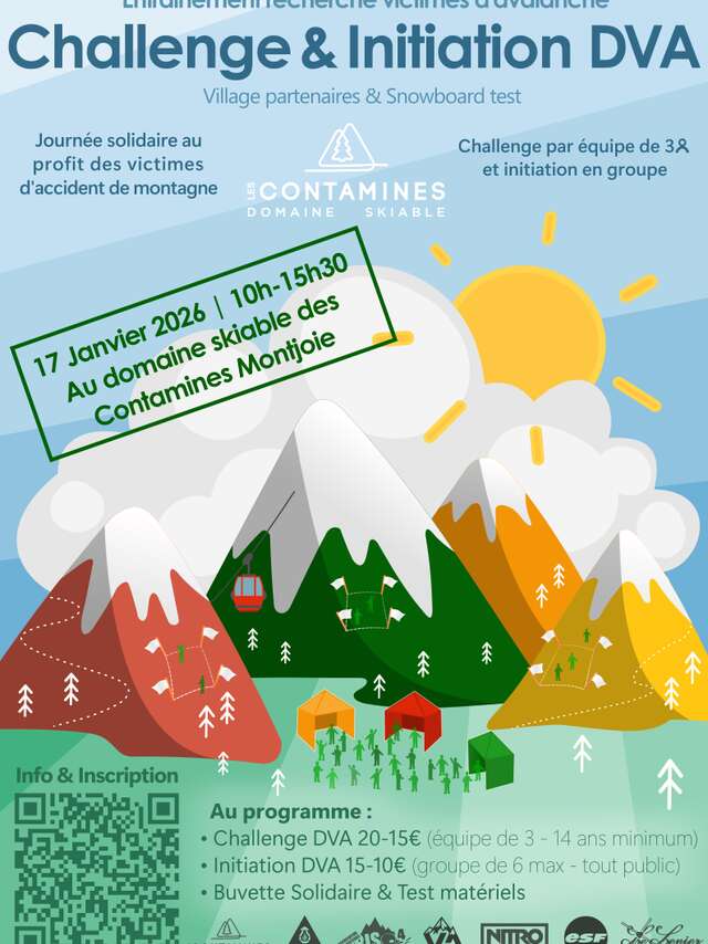 Challenge et initiation DVA sur le domaine skiable