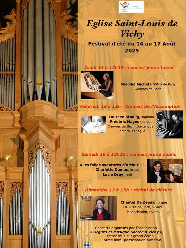 Festival d'orgue d'été - Concert de l'Assomption