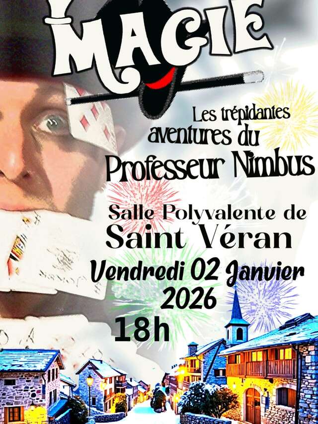 Les trépidantes aventures du Professeur Nimbus" magic show