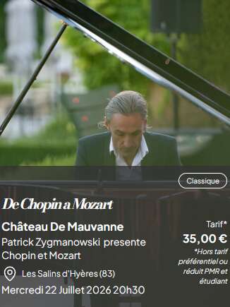 Les musicales dans les vignes : de Chopin à Mozart