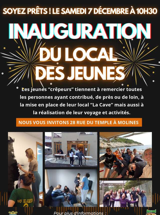 Inauguration du local des jeunes