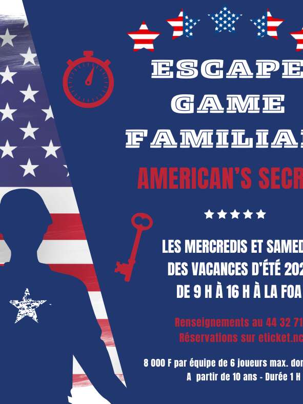 Escape game  AMERICAN’S SECRET à La Foa