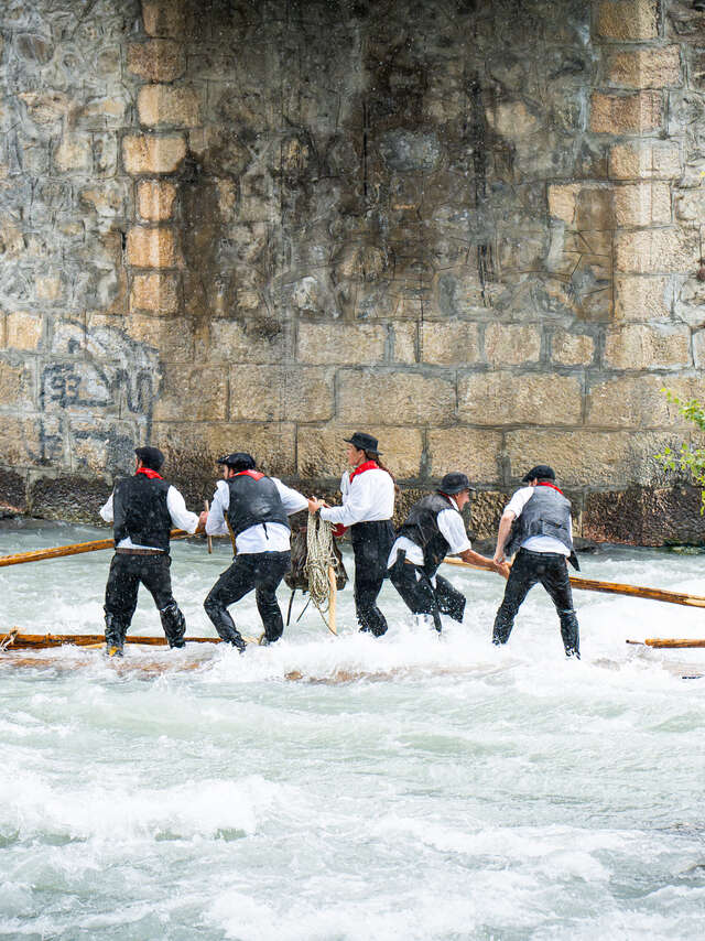 Descente des Radeliers de la Durance