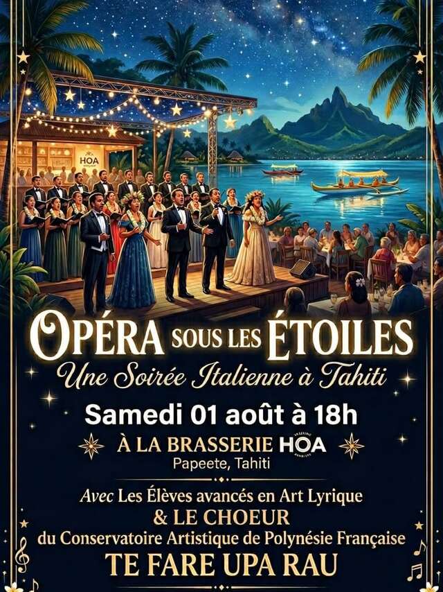 Opéra sous les étoiles à la Brasserie HOA
