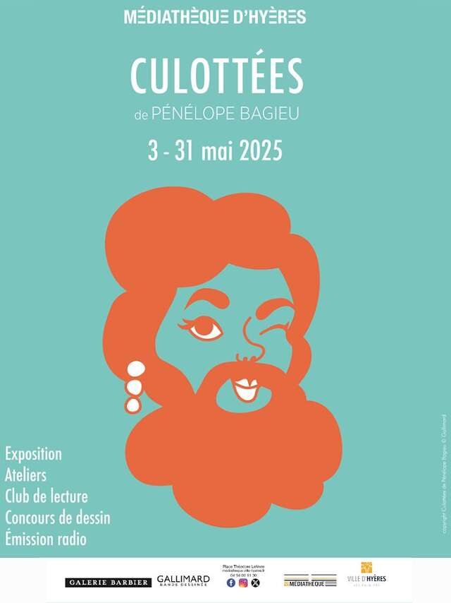 Culottées by Pénélope Bagieu (exhibition at the media library)