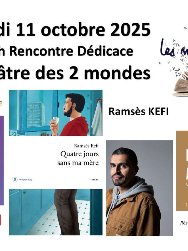 Signing session with Ramsès Kefi