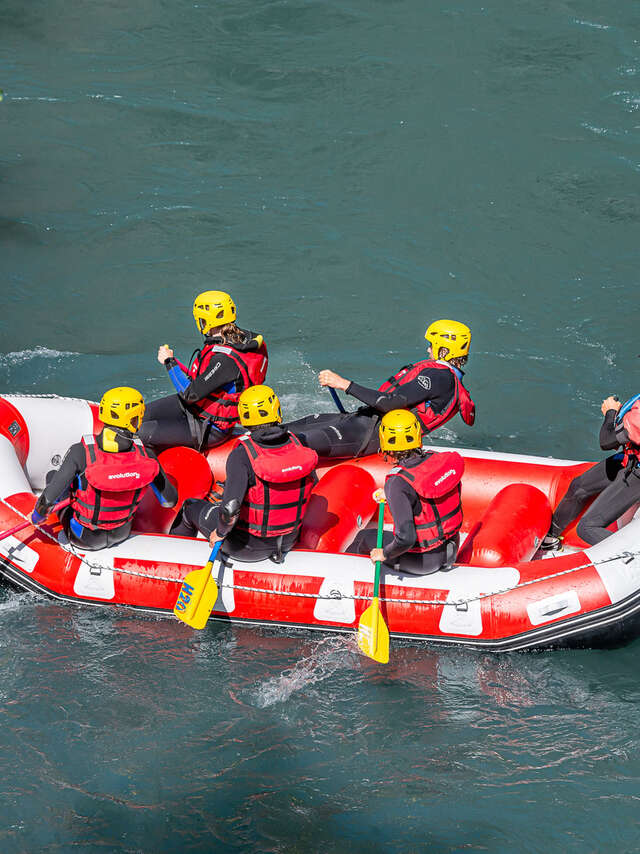 Descente en rafting sur la Dranse - parcours rodéo