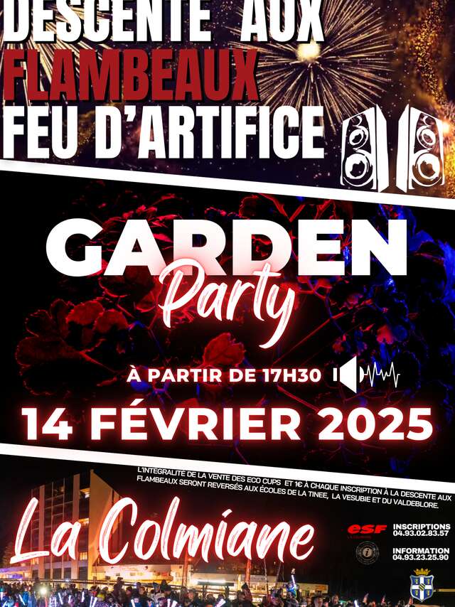 Garden Party , Descente aux Flambeaux et Feux d'Artifice