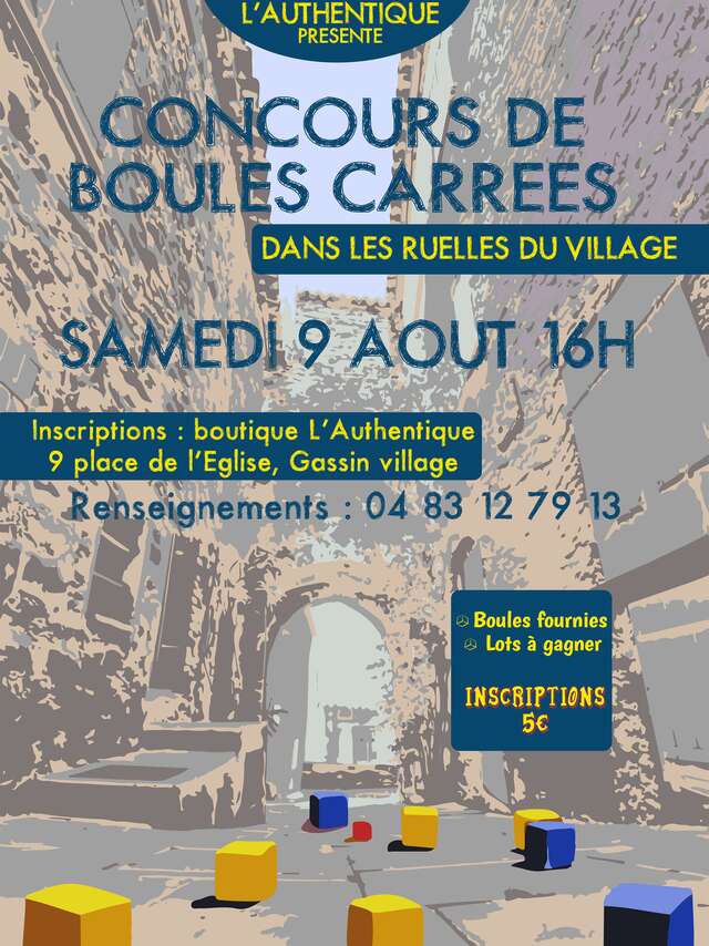 Concours de boules carrées