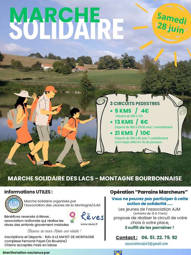 Marche solidaire des lacs