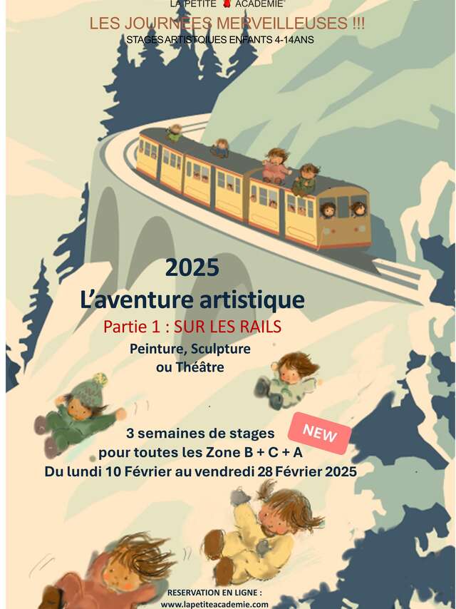 Les journées merveilleuses - stages artistiques jeune public à La Petite Académie