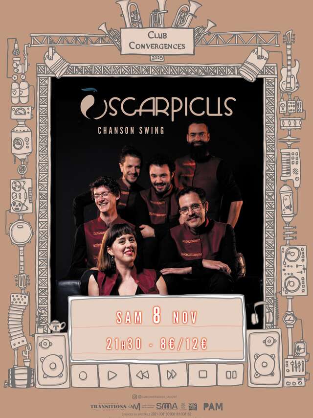 Concert Oscarpicus - chanson swing