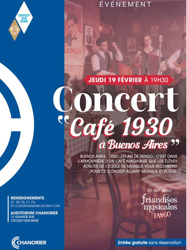Concert "Café 1930 à Buenos Aires"