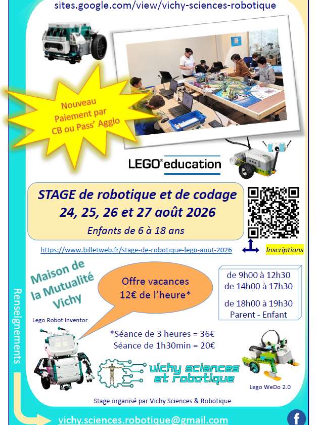 Stages robotique et programmation