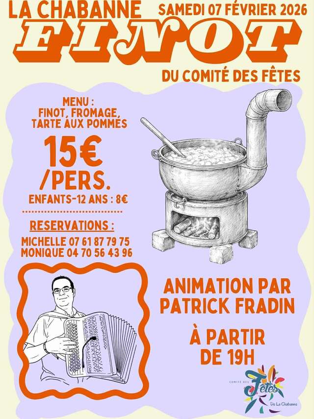 Soirée Finot animée par Patrick Fradin