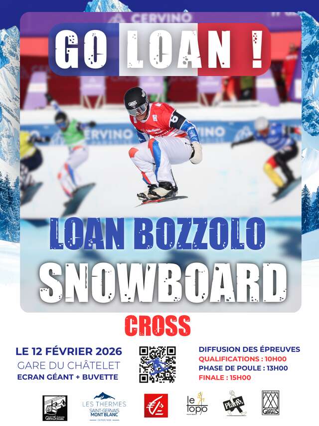 Diffusion épreuves Loan BOZZOLO - Snowboard Cross