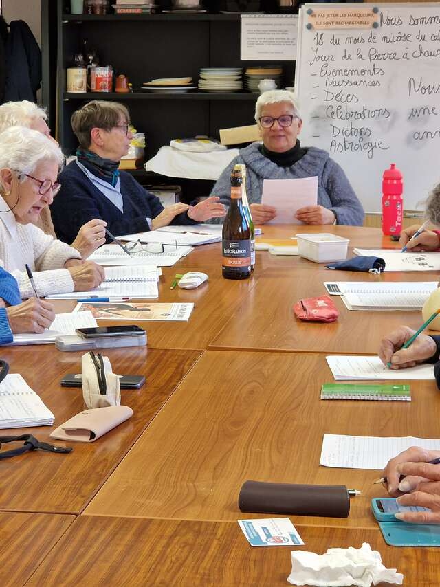 Atelier mémoire "Les rencontres du temps qui passe"