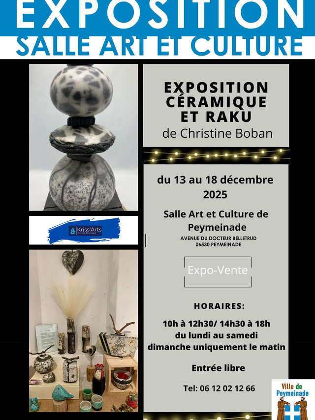 Exposition céramique et raku