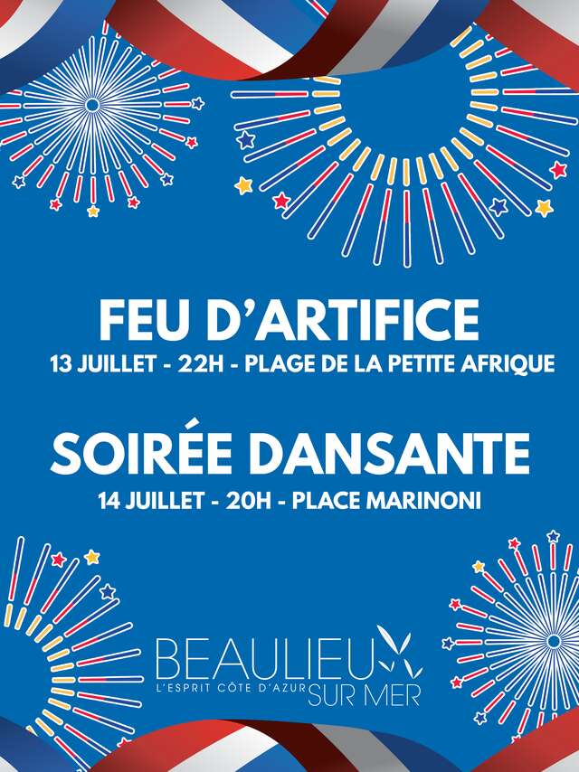 Fuochi d'artificio di Beaulieu-sur-Mer