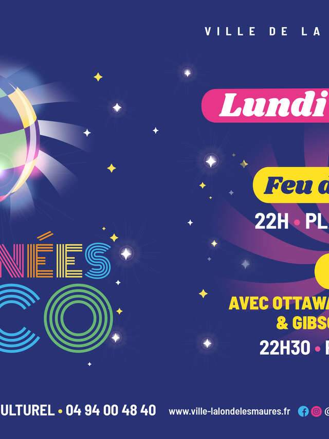 Feu d'artifice du 14 juillet et concert