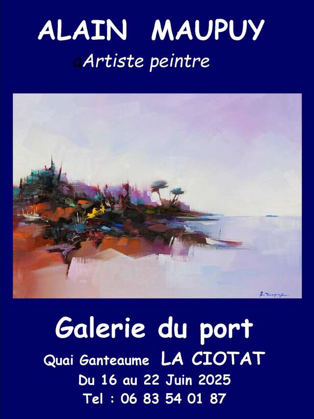 Exposition de peintures d'Alain Maupuy