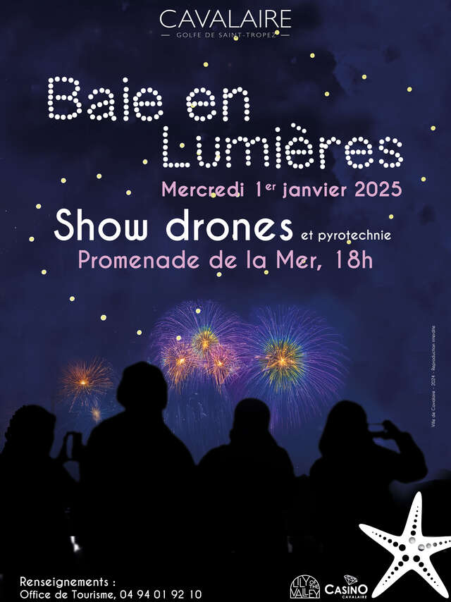 LA BAIE EN LUMIERES - Show DRONES LUMINEUX exceptionnel de la Nouvelle Année