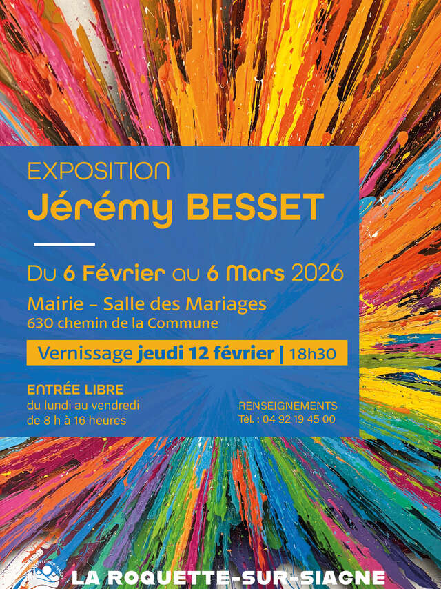Exposition de peinture, Jérémy Besset