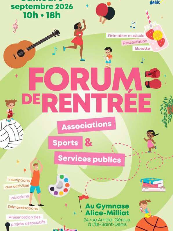 Evènement - Forum des associations de L'Île-Saint-Denis