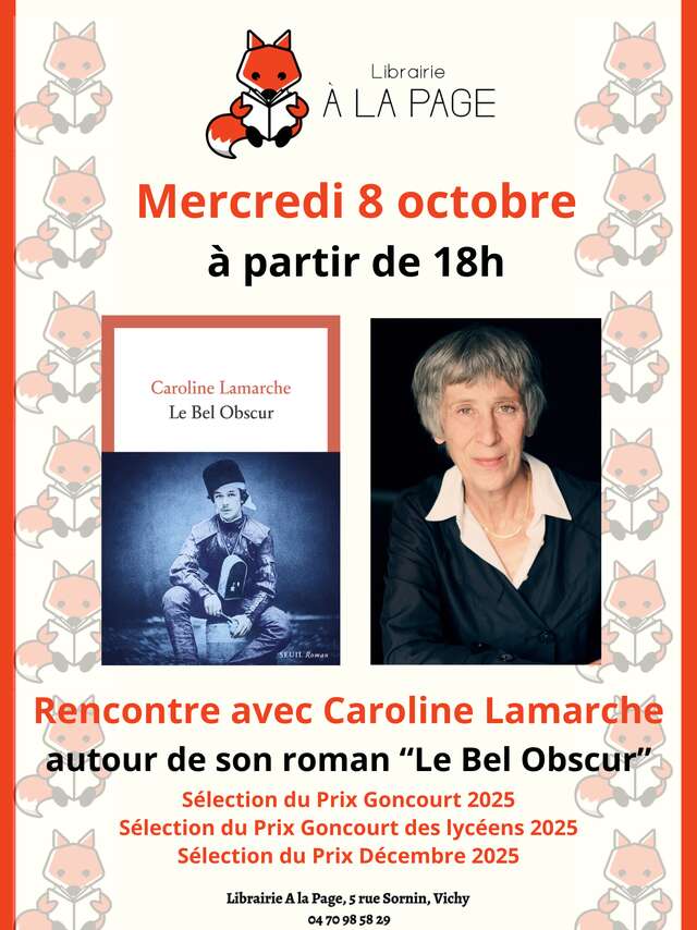 Rencontre littéraire avec Caroline Lamarche
