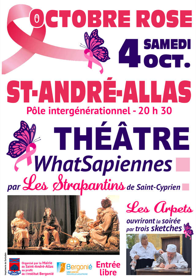 Théâtre dans le cadre d'Octobre Rose