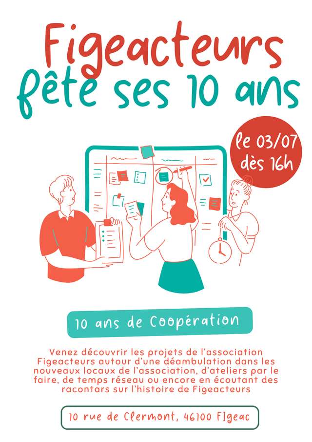 10 ans d’histoires partagées avec Figeacteurs