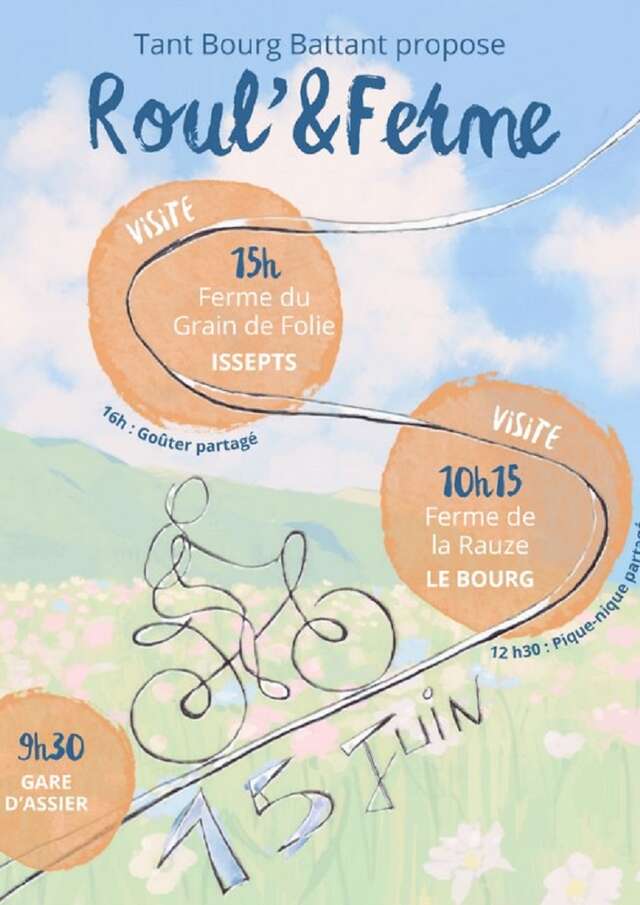 Journée «Vélo fourchette» à Assier