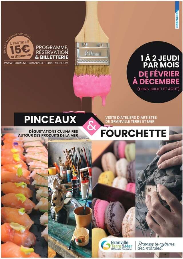 Visite insolite : Pinceaux et fourchette