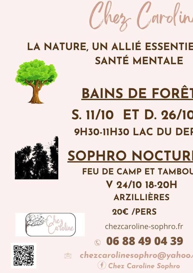 Sophro nocturne en forêt