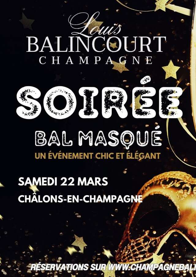 Champagne Balincourt : Soirée Bal Masqué