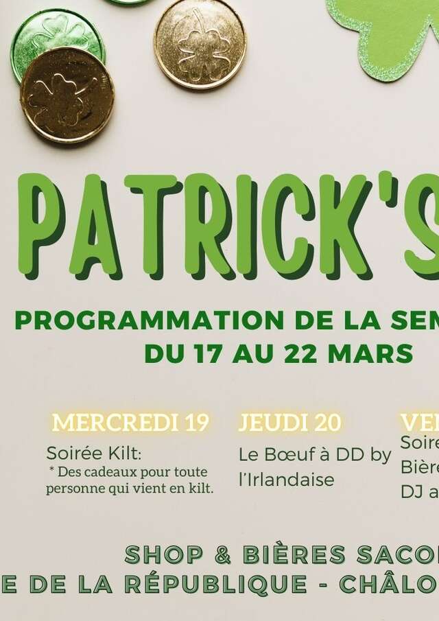 Semaine de la St Patrick au Sacobri