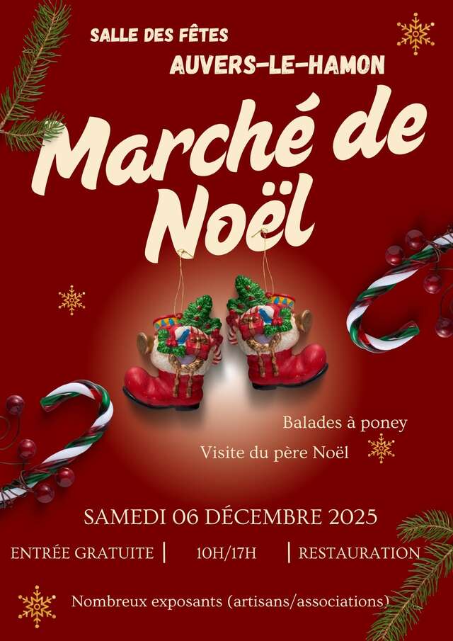 Marché de Noël à Auvers le Hamon